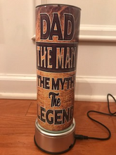 Load image into Gallery viewer, Dad The Man The Myth The Legend 20oz Tumbler