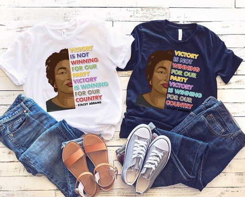 Stacey Abrams Winning For Our Country T-shirt
