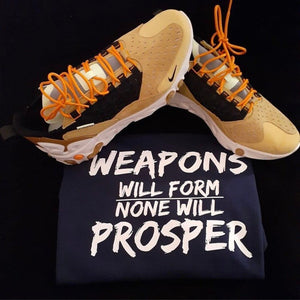 Weapons Will Form None Will Prosper Unisex T-shirt