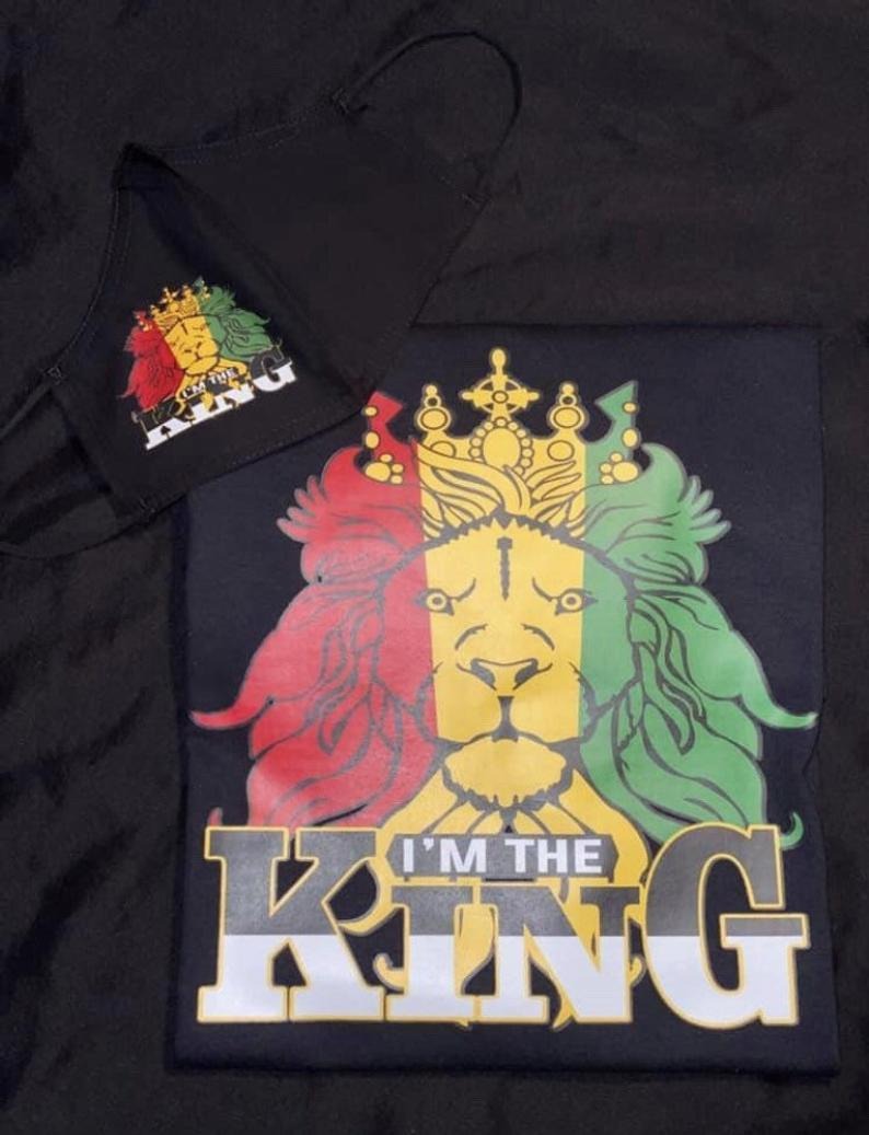 I’m The King T-shirt With Matching Mask