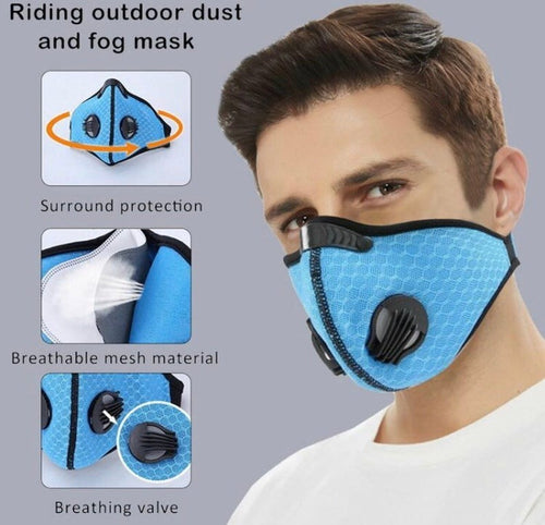 Youth Double Vented Mask With Adjustable Strap